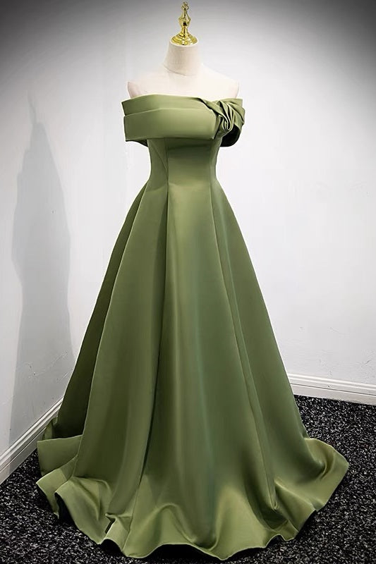 green dresses formal